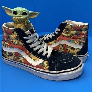 Vans Sk8 hi Yoda Aloha Rare STAR WARS EDITION